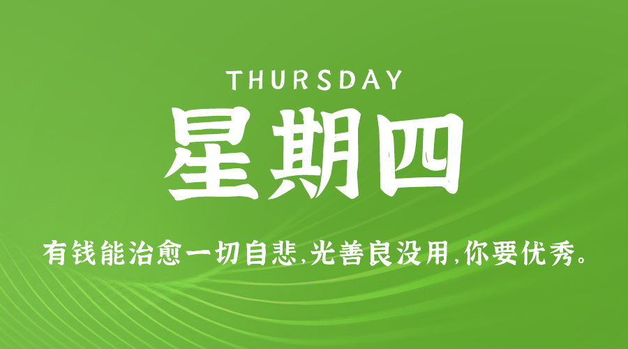 05日29日,星期四,在这里每天60秒读懂世界!封面